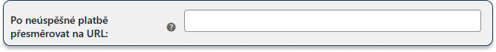 Přesměrování na URL